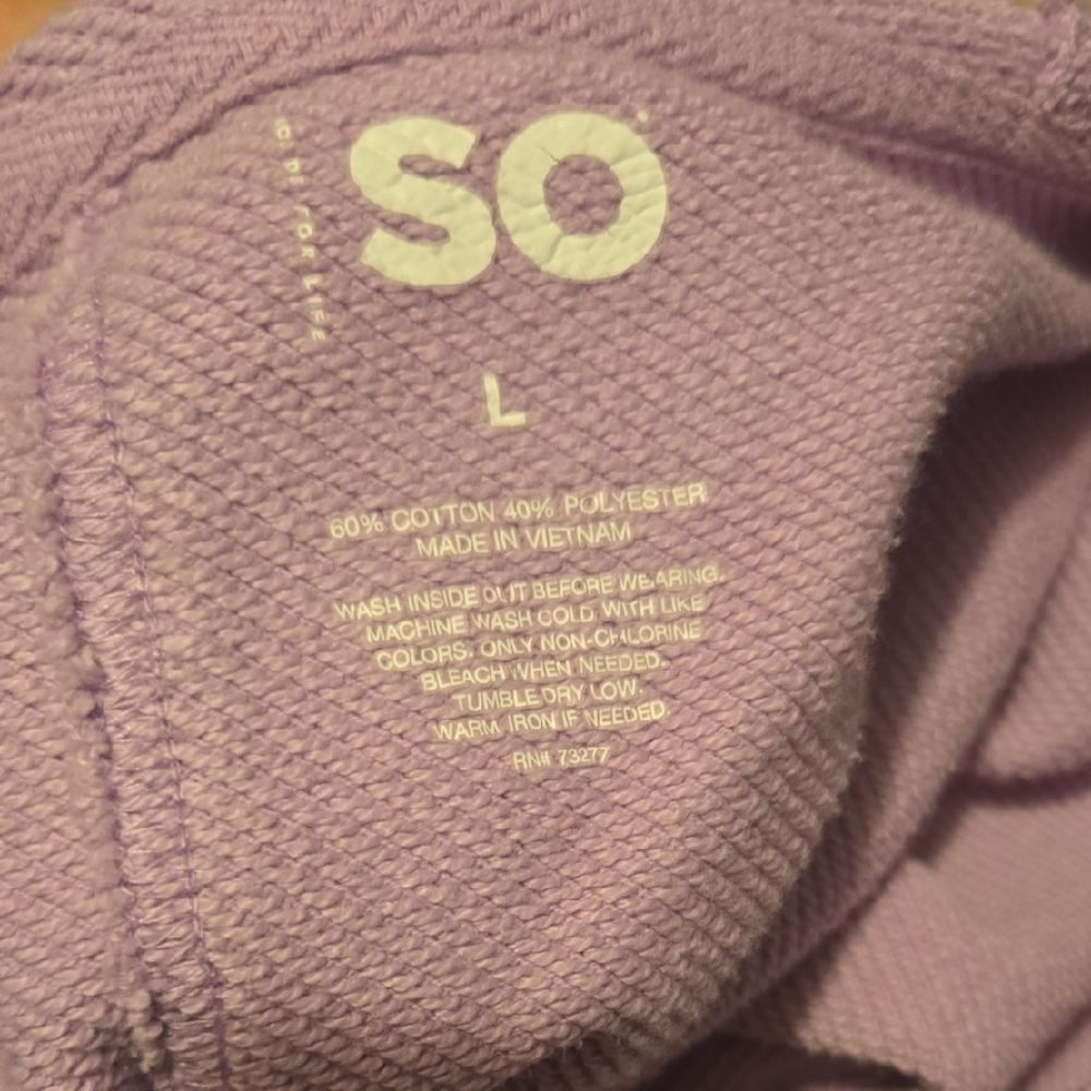 SO Women's Purple Sweatshirt & Hoodie Set - Picture 2 of 4